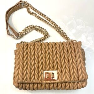 SMALL SHOULDER BAG  I.N.C  Camel